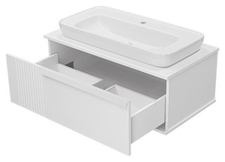 Подвесная тумба под раковину Brevita Savoy SAV-09090-0101Я 90см белый