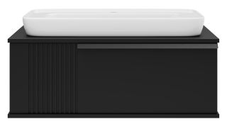 Подвесная тумба под раковину Brevita Savoy SAV-09090-0301Я 90см чёрный