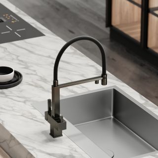 Смеситель для кухни Sancos Moro SC4006GG воронёная сталь