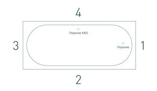 Ванна из искусственного камня Salini Ornella Axis Kit S-Sense 103513MRH 170x75см RAL снаружи