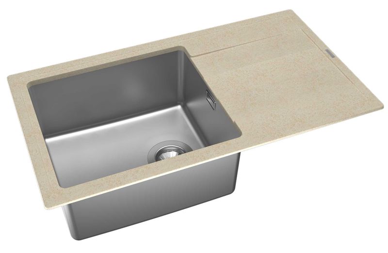 Кухонная мойка Florentina Комби 860 грей