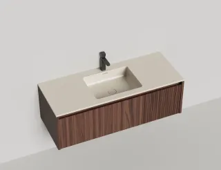 Подвесная тумба Salini Domino 27D212ON 120см шпон Onda Plus