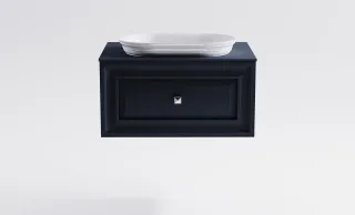 Тумба с раковиной Astra-Form Шарм 4631177715044 80 см серый матовый