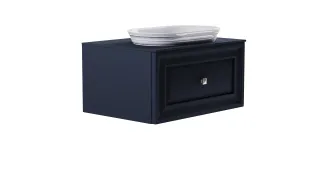 Тумба с раковиной Astra-Form Шарм 4631177714986 70 см серый матовый