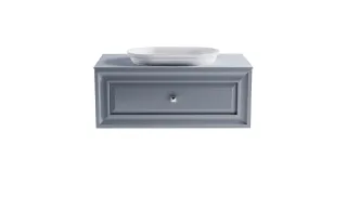 Тумба с раковиной Astra-Form Шарм 4631177715075 90 см голубой матовый