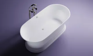 Ванна из искусственного камня Astra-Form Шарм 01010017 170x80 см белый глянец