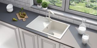 Смеситель для кухни Ulgran Quartz UQ-022-09 асфальт