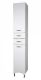 Напольный шкаф - пенал Misty Дрея 35см левый белый