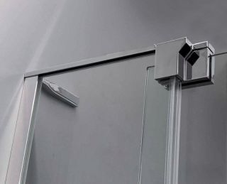 Душевой уголок CEZARES SLIDER-A-2-90/100-GRIGIO-NERO