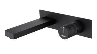 Встраиваемый смеситель для раковины ABBER Rund AF8712B чёрный матовый