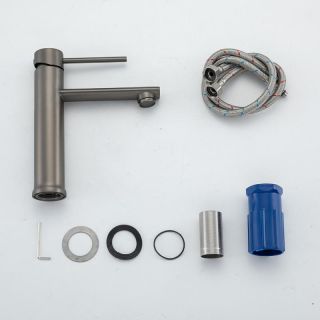 Смеситель для раковины Frap F10899-29 Оружейная сталь