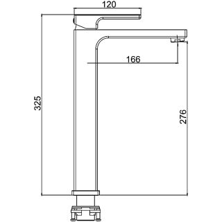 Смеситель для раковины Gappo G1017-2 белый