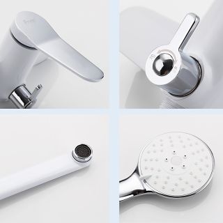 Смеситель для ванны и душа Frap H45 F2245 белый