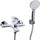 Смеситель для ванны и душа Frap F3249 белый хром
