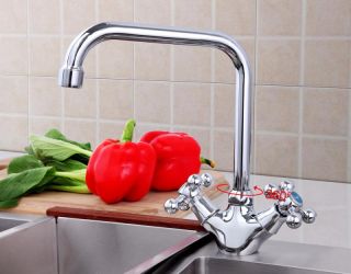 Смеситель для кухни Frap F4019 хром