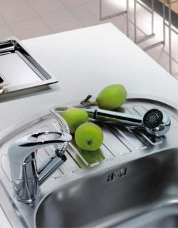 Смеситель для кухни Frap F6002-B хром