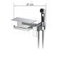 Гигиенический душ со смесителем Frap F2076 хром
