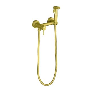 Гигиенический душ со смесителем Frap F7503-3 Золотой сатин