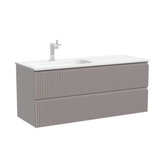 Тумба подвесная под раковину Sancos Snob R SNR120LSM левая 120 см Doha Soft