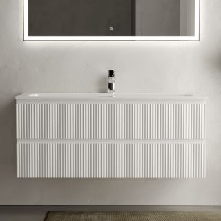 Подвесная тумба под раковину Sancos Snob R SNR120W 120см Bianco