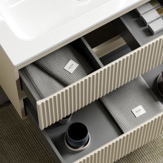 Подвесная тумба под раковину Sancos Snob R SNR60CE 60см Beige Soft