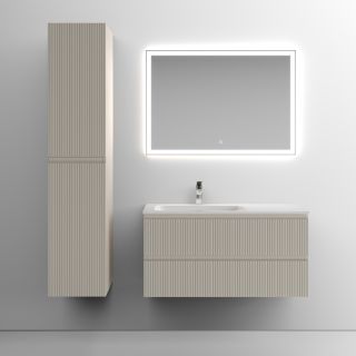 Подвесная тумба под раковину Sancos Snob T SNT100LCE левая 100см Beige Soft