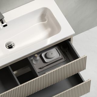 Подвесная тумба под раковину Sancos Snob T SNT80CE 80см Beige Soft