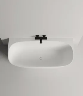 Ванна из искусственного камня Salini Sofia Wall S-Stone 102522M 170x80см белый матовый