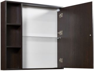 Зеркало-шкаф Stella Polar Монтоне 80см венге SP-00000158