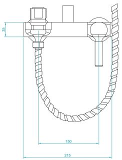 Душевая стойка RGW Shower Panels SP-31G золото 51140131-06