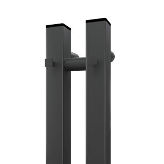 Полотенцесушитель электрический APEXTERMO Sirius SR10111GF 1100x80 с крючками графит металлик