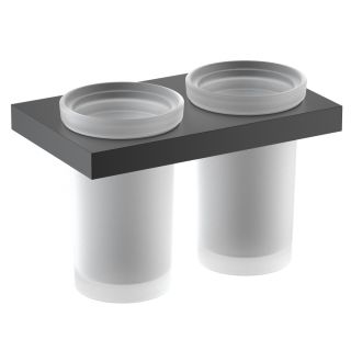 Стакан для зубных щёток двойной Timo Petruma 15234/03 чёрный