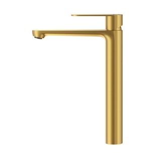 Смеситель для раковины высокий CEZARES STYLUS-LC-BORO-W0 брашированное золото