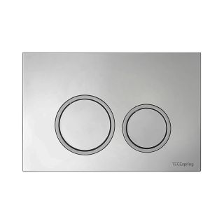 Комплект для установки подвесного унитаза с панелью смыва TECEspring S K401101WCS хром глянцевый контур клавиш хром матовый