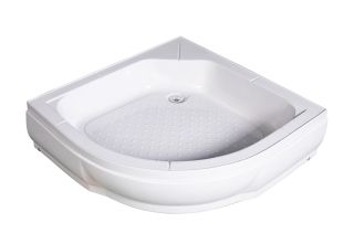 Душевой поддон RIVER  80*80*26  полукруг