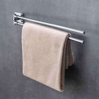 Поворотный полотенцедержатель РМС A1124-2 двойной хром