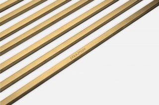 Ролл-мат для кухонной мойки Paulmark Pro R405-BG брашированное золото