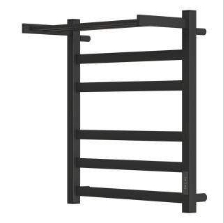Полотенцесушитель электрический APEXTERMO Terra TR01165BM 600x500 с полкой черный матовый