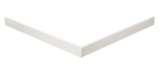 Экран Cezares алюминиевый (белый) для поддона CEZARES TRAY-AS-AH-160/80-100-SCR