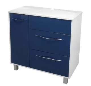 Напольная тумба под раковину Эстет Barcelona ФР-00003583 П 90см два ящика одна дверь