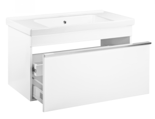 Подвесная тумба под раковину Veedi Novel NVL900T-DR 90см белый