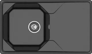 Мойка кухонная GranFest Чёрная Unique U--840 L чер