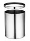 Мусорное ведро с кольцом Swedbe Attribut 9816 хром