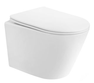 Унитаз ABBER Bequem AC1102T безободковый смыв торнадо белый