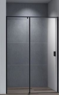 Душевая дверь Cezares Urban 140см чёрный URBAN-B-12-140-C-NERO