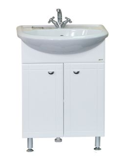 Напольная тумба под раковину Misty Уют 50см белый