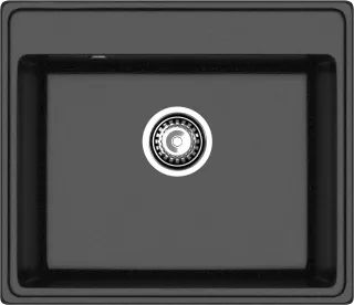 Мойка кухонная GranFest Чёрная Vertex V-580 чер