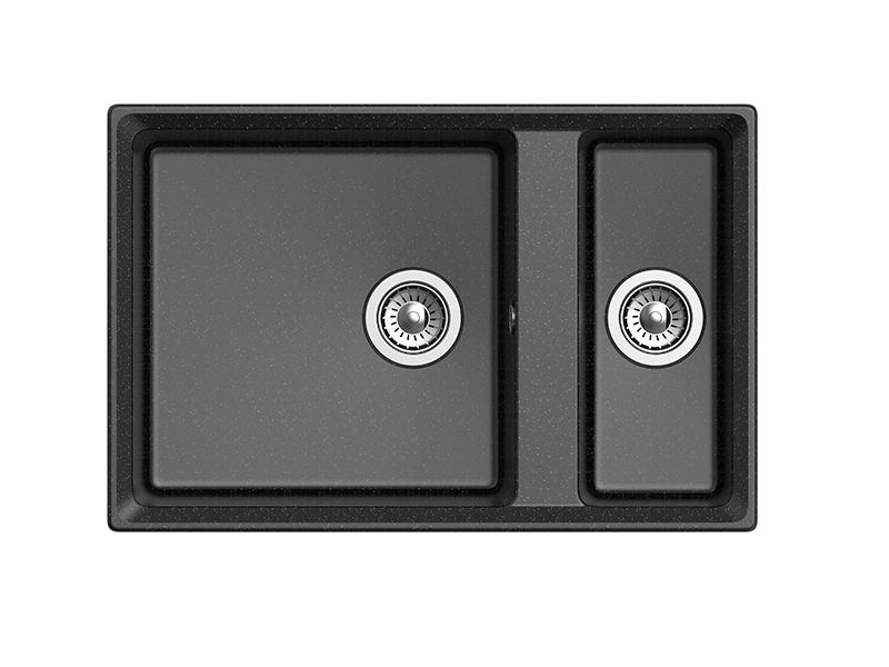 Мойка кухонная GranFest Чёрная Level LV-760 K чер
