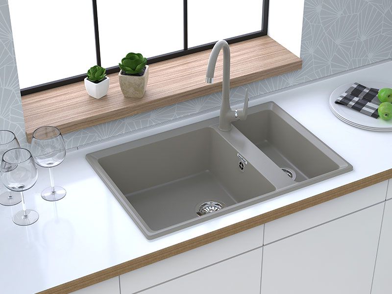 Мойка кухонная GranFest Топаз Level LV-760 K топ