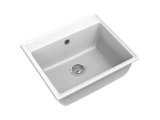 Мойка кухонная GranFest Иней Vertex V-580 иней